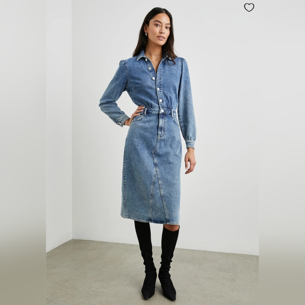 Rails Beverly Indigo Blue Dress Size 00